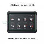 LCD Screen Display Replacement for ANCEL X6 HD Heavy Duty Truck